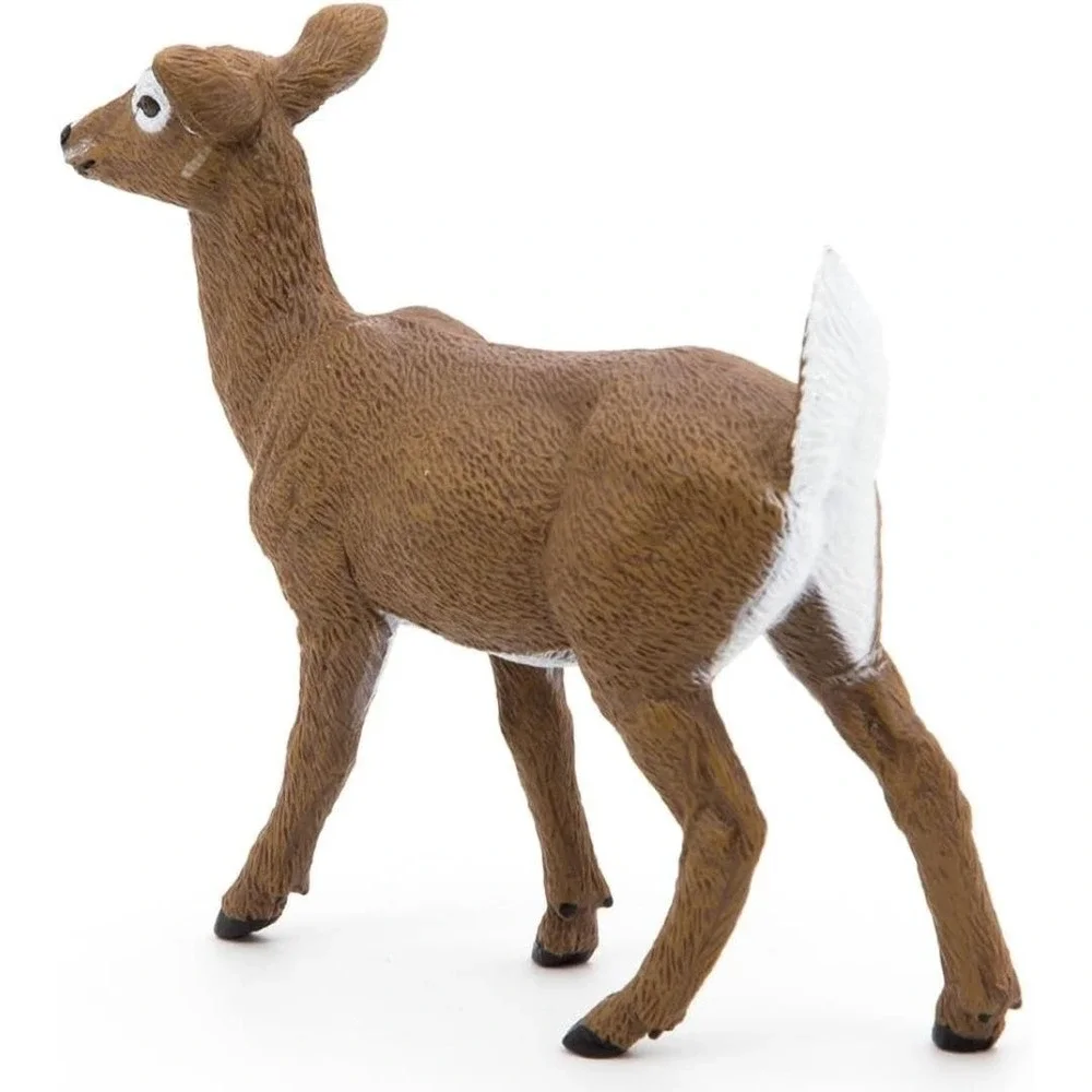 White-Tailed‎ Doe Figurine - Hand Painted Deer Action Toy Figure - Papo